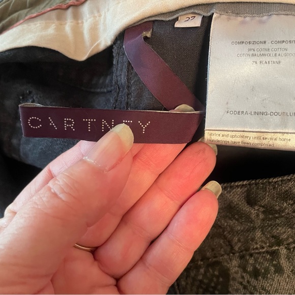 Stella McCartney python snakeskin print skinny ankle jeans Size 27 - Picture 6 of 10